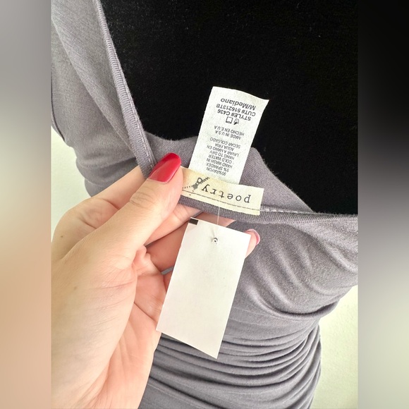 SHOULDER RUFFLE DRESS - Picture 5 of 7